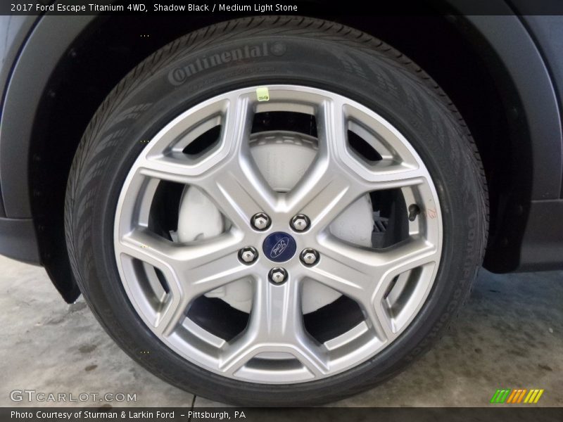 Shadow Black / Medium Light Stone 2017 Ford Escape Titanium 4WD