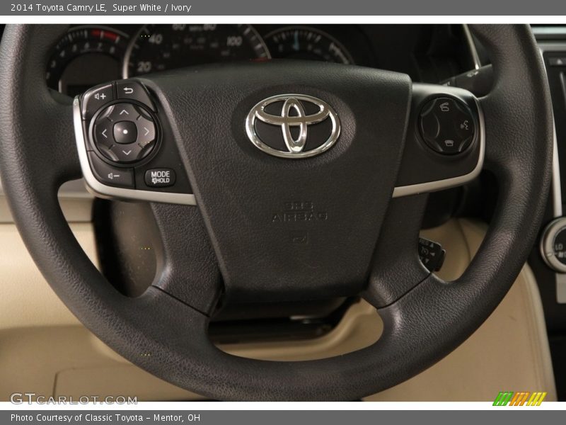 Super White / Ivory 2014 Toyota Camry LE