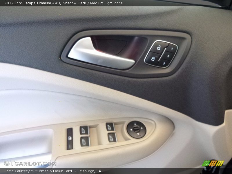Shadow Black / Medium Light Stone 2017 Ford Escape Titanium 4WD