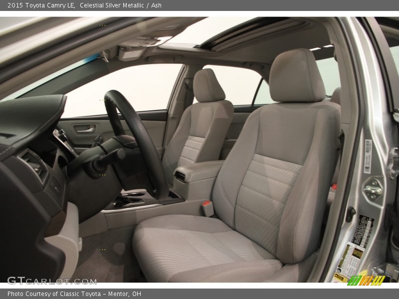 Front Seat of 2015 Camry LE