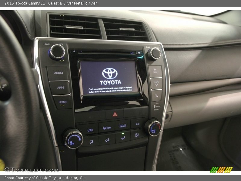 Controls of 2015 Camry LE