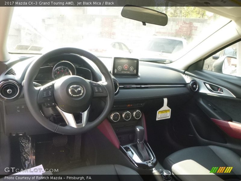 Jet Black Mica / Black 2017 Mazda CX-3 Grand Touring AWD