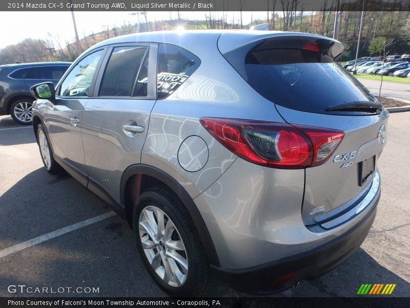 Liquid Silver Metallic / Black 2014 Mazda CX-5 Grand Touring AWD