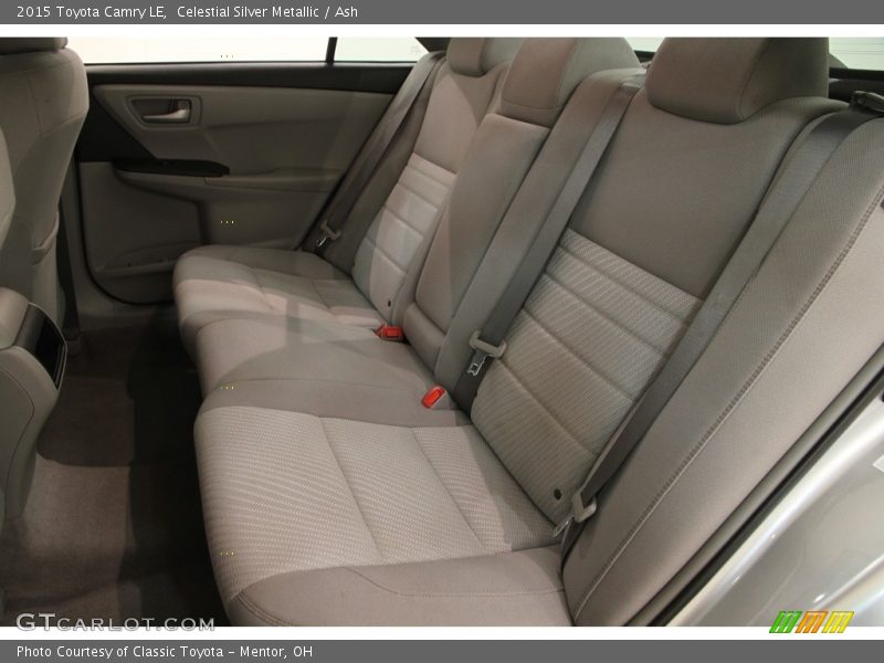 Rear Seat of 2015 Camry LE