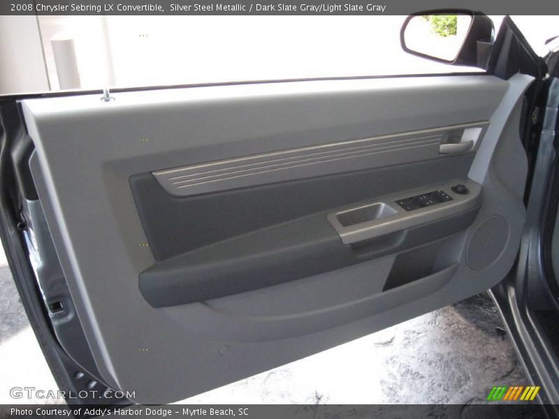 Silver Steel Metallic / Dark Slate Gray/Light Slate Gray 2008 Chrysler Sebring LX Convertible
