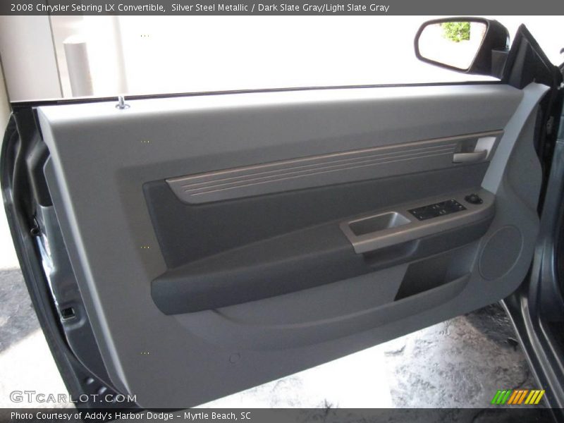 Silver Steel Metallic / Dark Slate Gray/Light Slate Gray 2008 Chrysler Sebring LX Convertible