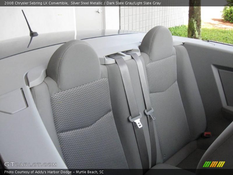 Silver Steel Metallic / Dark Slate Gray/Light Slate Gray 2008 Chrysler Sebring LX Convertible