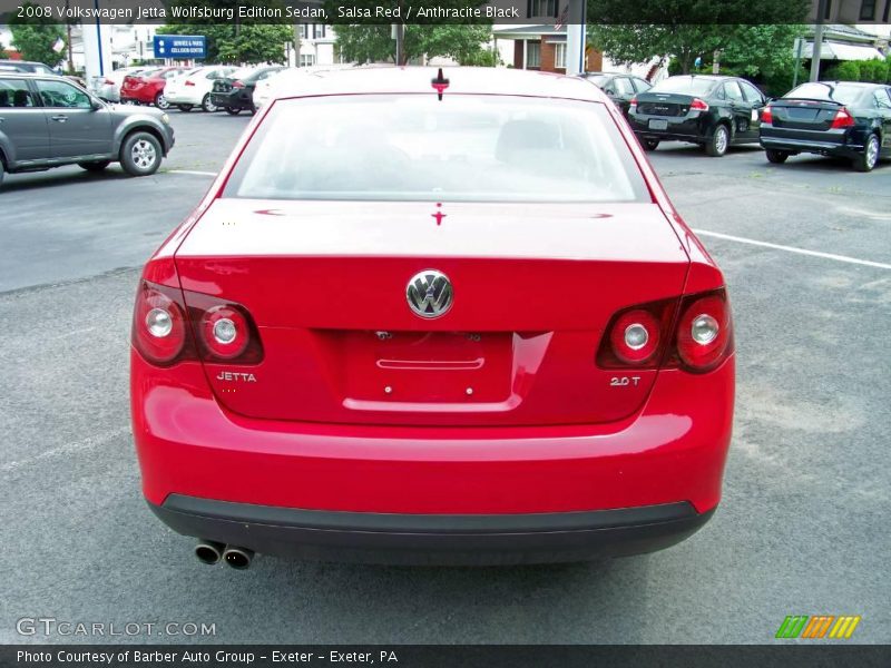 Salsa Red / Anthracite Black 2008 Volkswagen Jetta Wolfsburg Edition Sedan