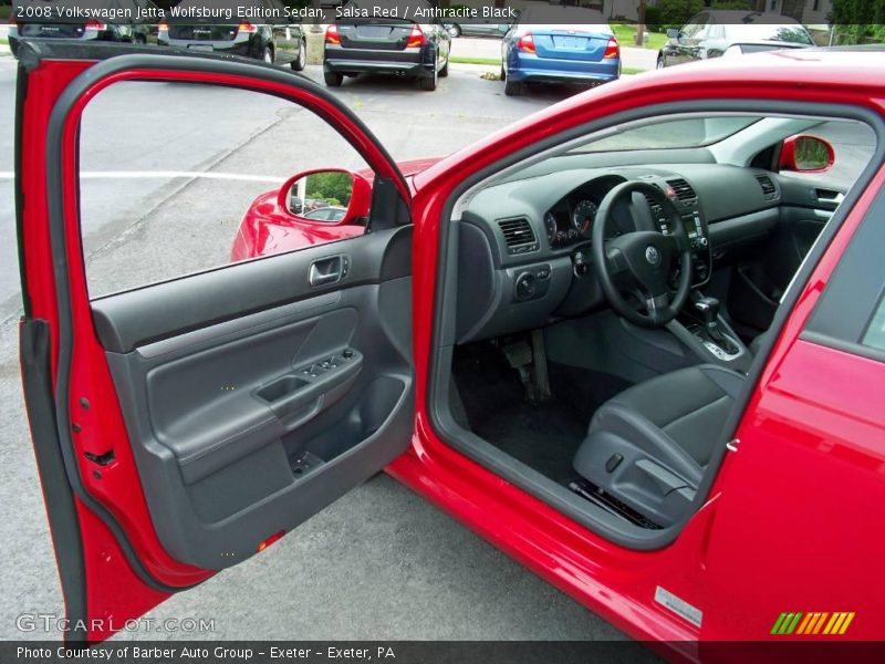 Salsa Red / Anthracite Black 2008 Volkswagen Jetta Wolfsburg Edition Sedan
