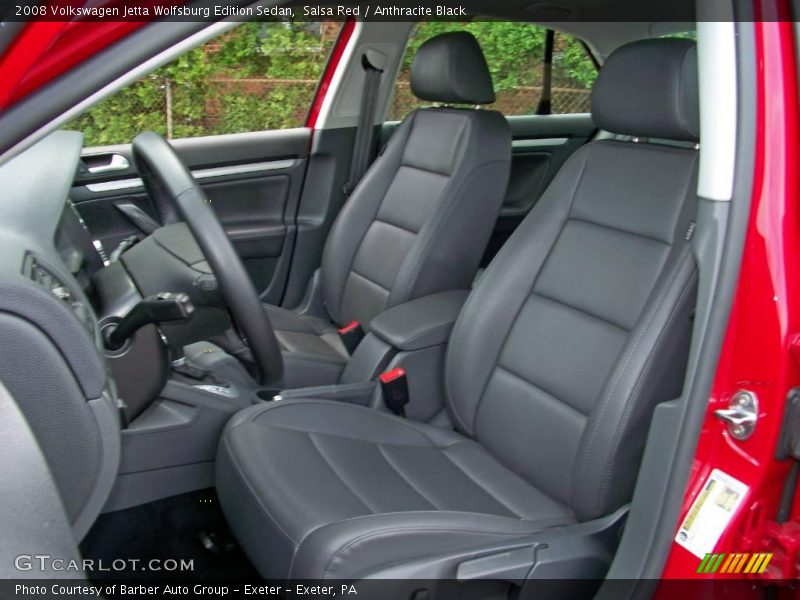 Salsa Red / Anthracite Black 2008 Volkswagen Jetta Wolfsburg Edition Sedan