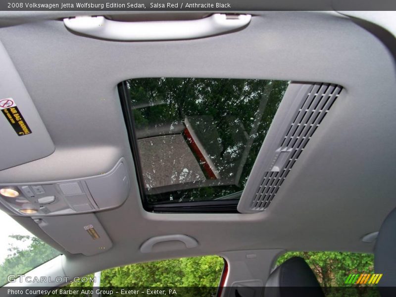 Salsa Red / Anthracite Black 2008 Volkswagen Jetta Wolfsburg Edition Sedan