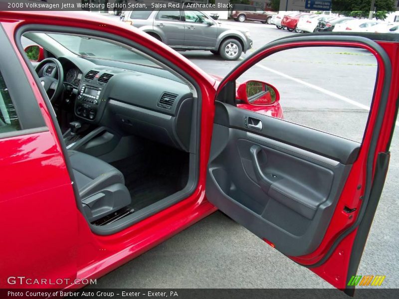 Salsa Red / Anthracite Black 2008 Volkswagen Jetta Wolfsburg Edition Sedan