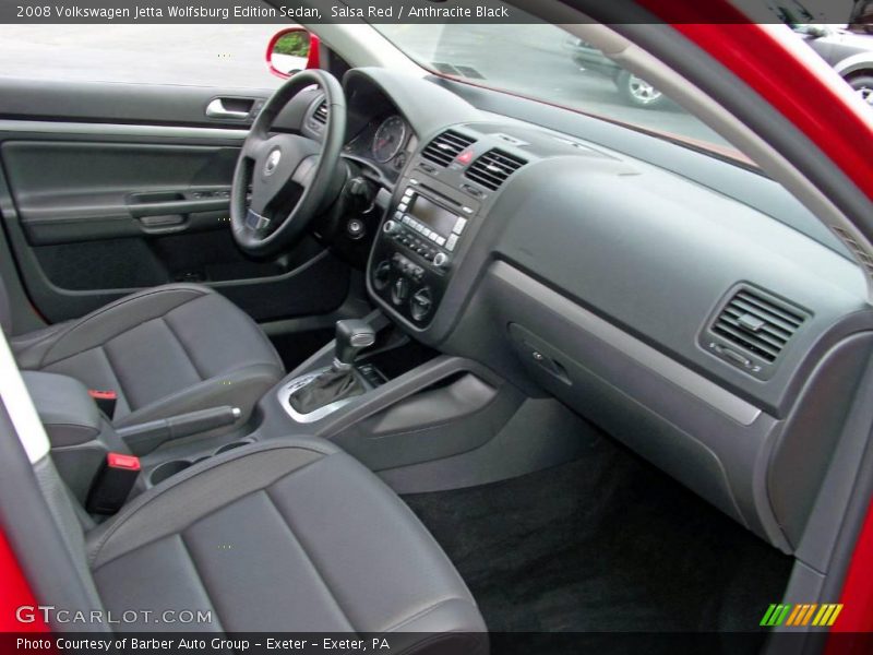 Salsa Red / Anthracite Black 2008 Volkswagen Jetta Wolfsburg Edition Sedan