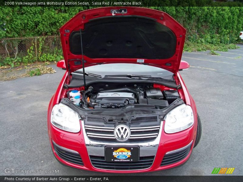 Salsa Red / Anthracite Black 2008 Volkswagen Jetta Wolfsburg Edition Sedan