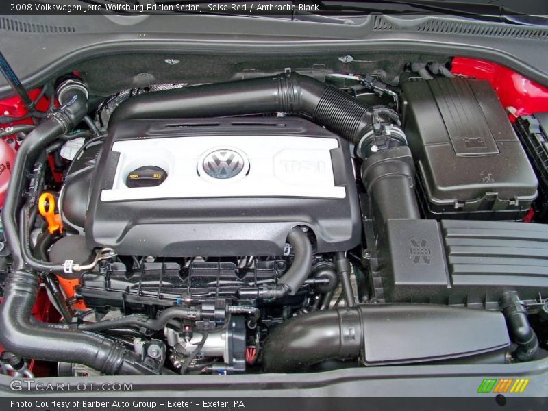 Salsa Red / Anthracite Black 2008 Volkswagen Jetta Wolfsburg Edition Sedan