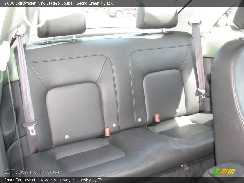Gecko Green / Black 2008 Volkswagen New Beetle S Coupe