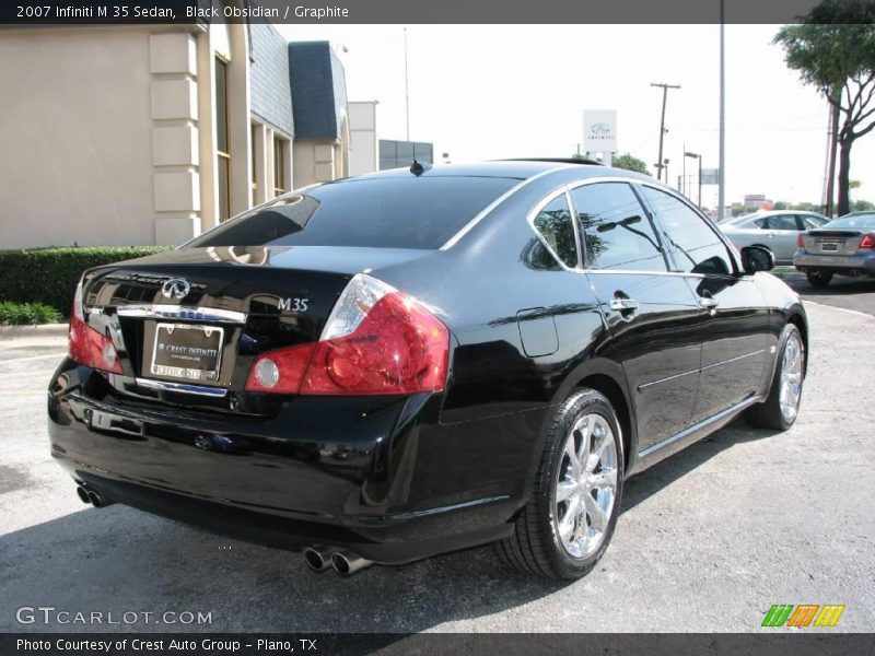 Black Obsidian / Graphite 2007 Infiniti M 35 Sedan