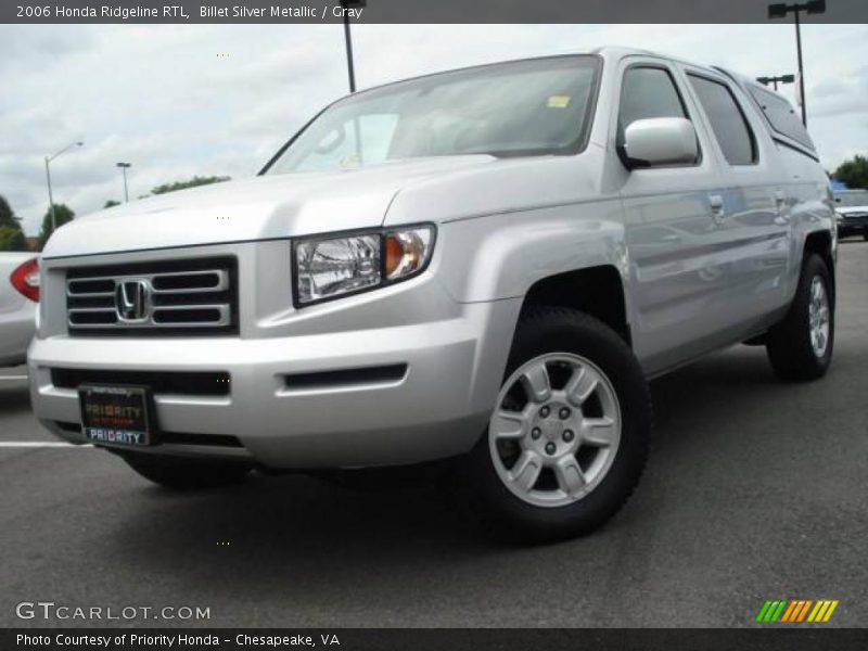 Billet Silver Metallic / Gray 2006 Honda Ridgeline RTL