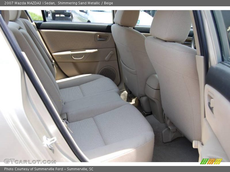 Shimmering Sand Metallic / Beige 2007 Mazda MAZDA3 i Sedan