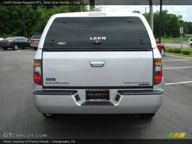 Billet Silver Metallic / Gray 2006 Honda Ridgeline RTL