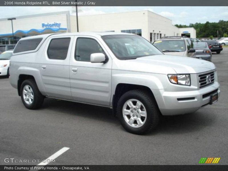 Billet Silver Metallic / Gray 2006 Honda Ridgeline RTL