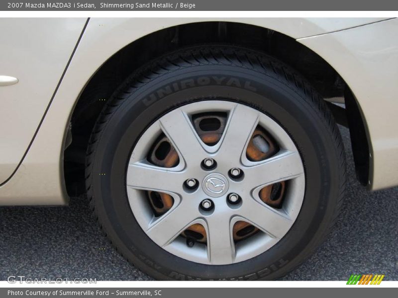 Shimmering Sand Metallic / Beige 2007 Mazda MAZDA3 i Sedan