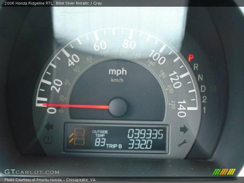 Billet Silver Metallic / Gray 2006 Honda Ridgeline RTL