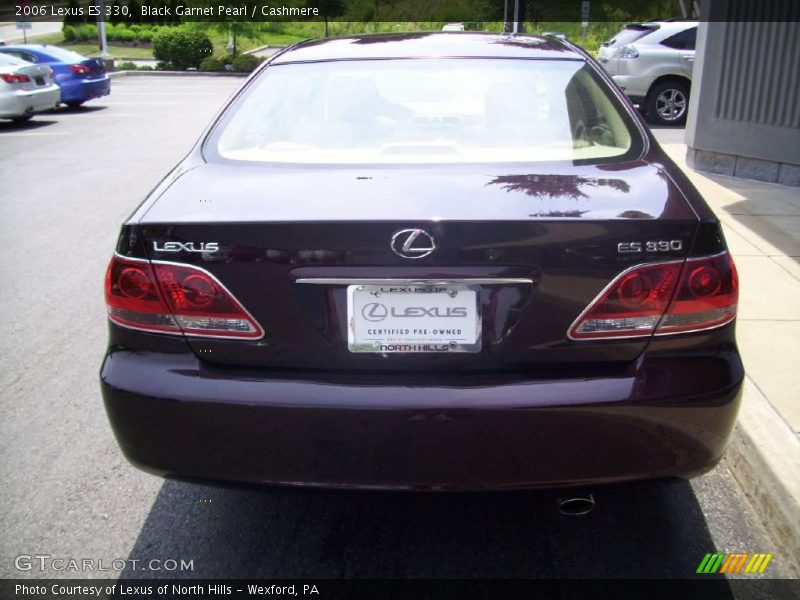 Black Garnet Pearl / Cashmere 2006 Lexus ES 330