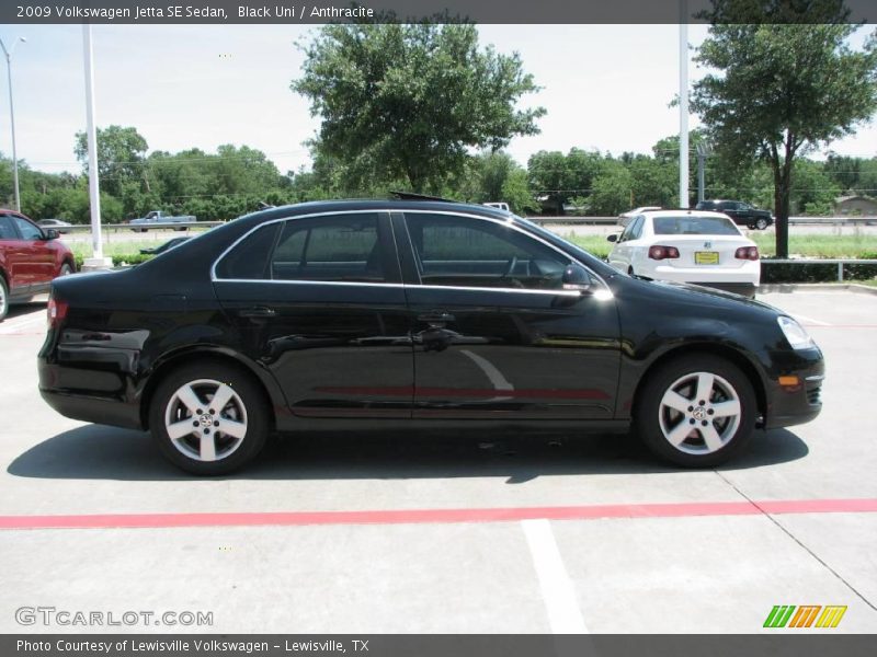Black Uni / Anthracite 2009 Volkswagen Jetta SE Sedan