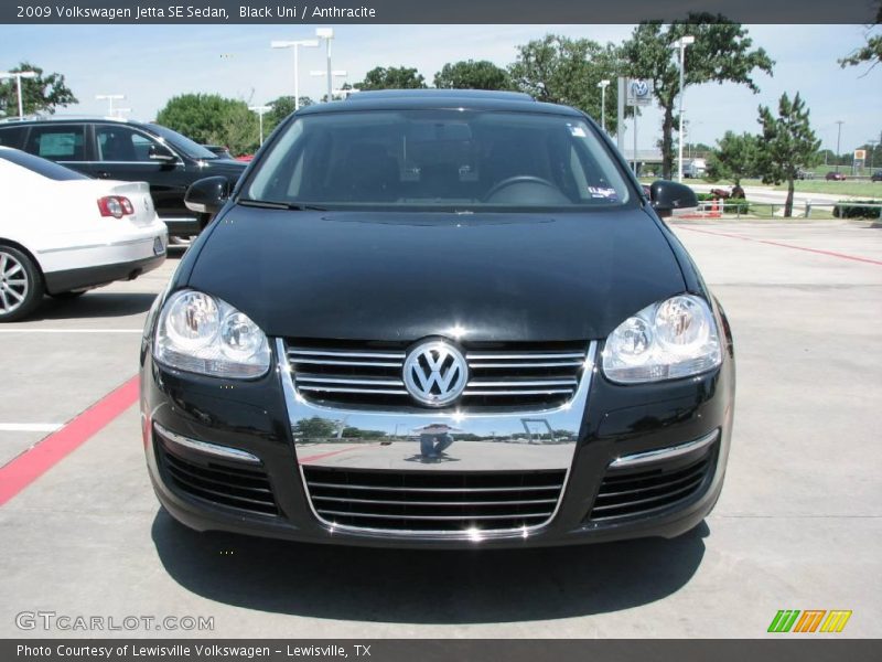 Black Uni / Anthracite 2009 Volkswagen Jetta SE Sedan