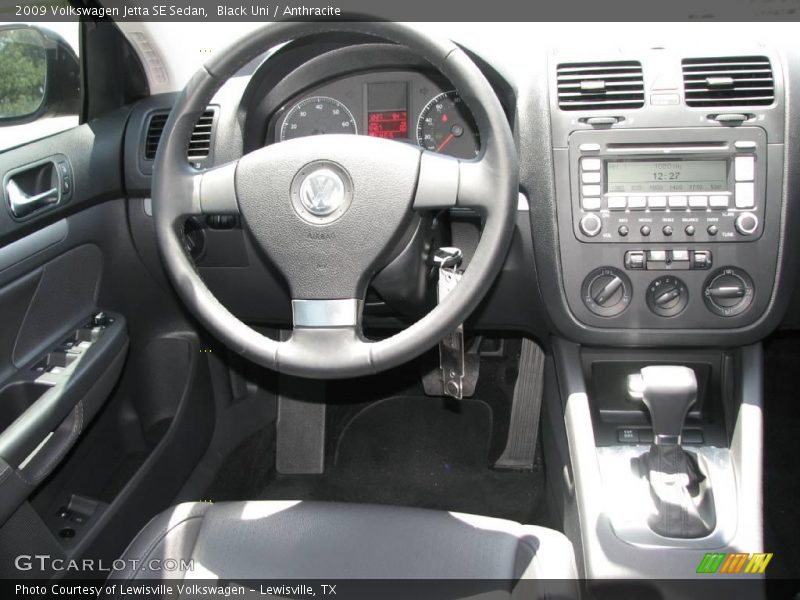 Black Uni / Anthracite 2009 Volkswagen Jetta SE Sedan