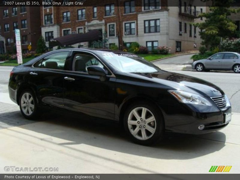 Black Onyx / Light Gray 2007 Lexus ES 350