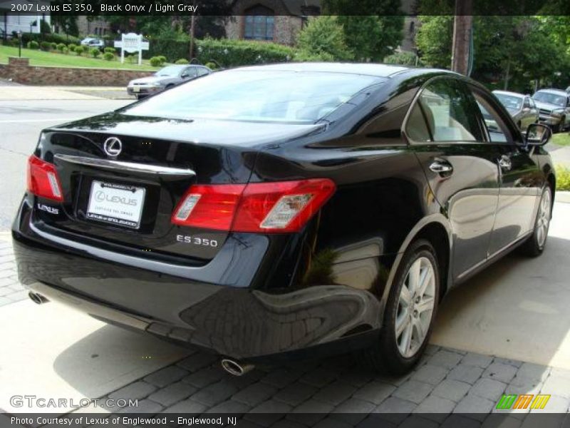 Black Onyx / Light Gray 2007 Lexus ES 350