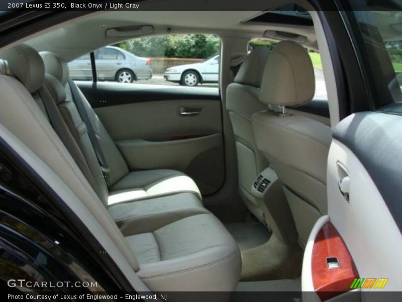 Black Onyx / Light Gray 2007 Lexus ES 350
