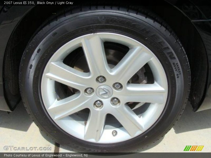 Black Onyx / Light Gray 2007 Lexus ES 350