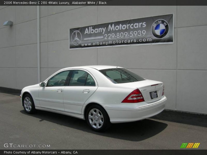 Alabaster White / Black 2006 Mercedes-Benz C 280 4Matic Luxury