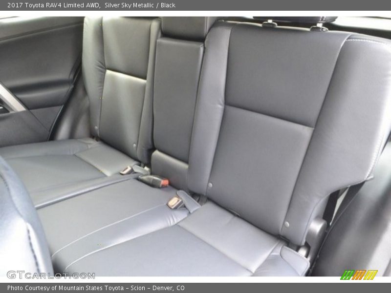 Silver Sky Metallic / Black 2017 Toyota RAV4 Limited AWD