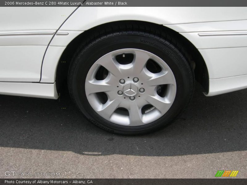Alabaster White / Black 2006 Mercedes-Benz C 280 4Matic Luxury