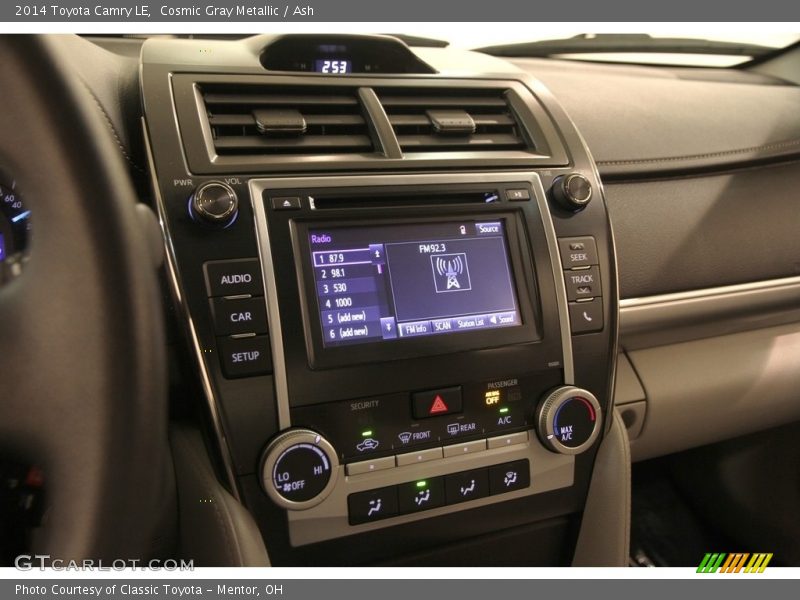 Cosmic Gray Metallic / Ash 2014 Toyota Camry LE