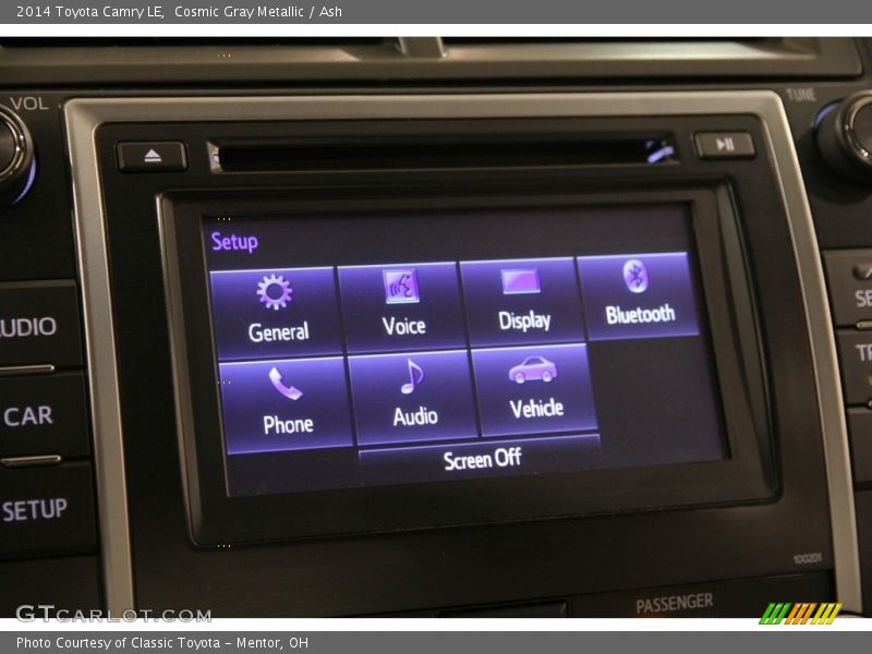 Cosmic Gray Metallic / Ash 2014 Toyota Camry LE