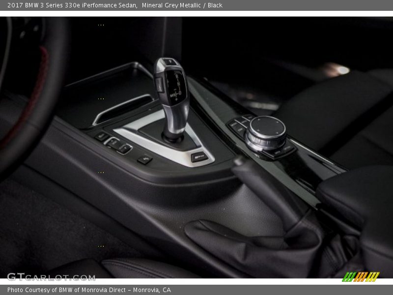 Mineral Grey Metallic / Black 2017 BMW 3 Series 330e iPerfomance Sedan