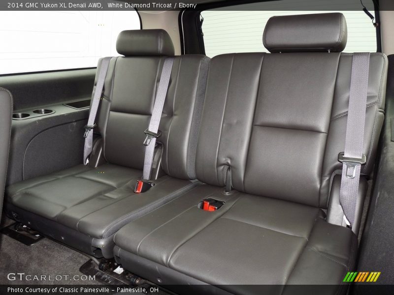 White Diamond Tricoat / Ebony 2014 GMC Yukon XL Denali AWD