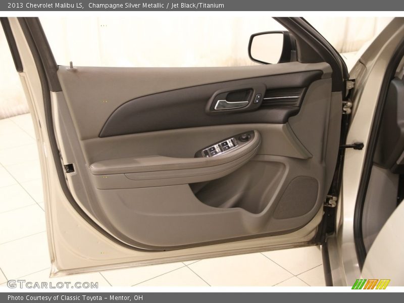 Champagne Silver Metallic / Jet Black/Titanium 2013 Chevrolet Malibu LS
