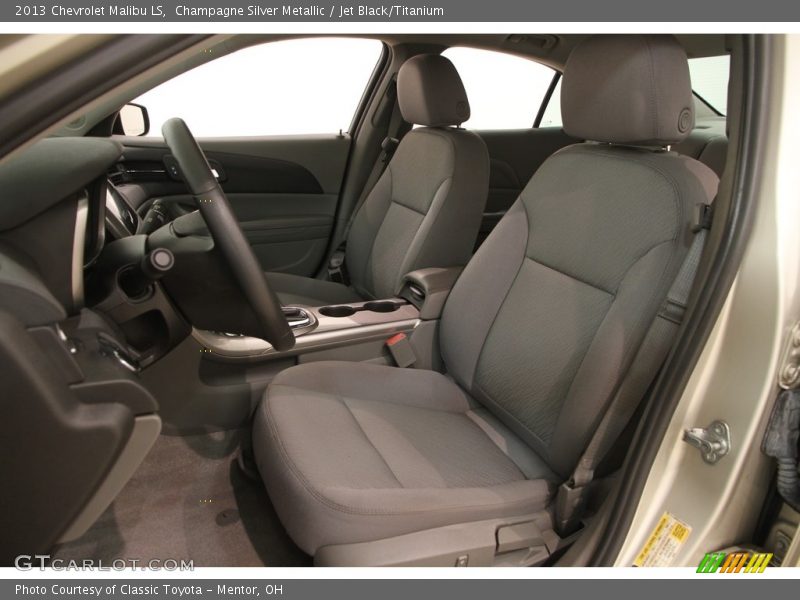 Champagne Silver Metallic / Jet Black/Titanium 2013 Chevrolet Malibu LS