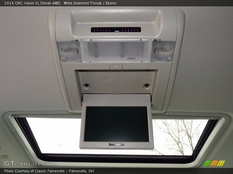White Diamond Tricoat / Ebony 2014 GMC Yukon XL Denali AWD