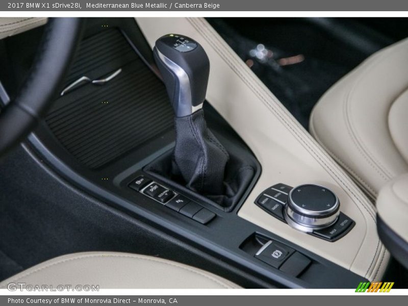 Mediterranean Blue Metallic / Canberra Beige 2017 BMW X1 sDrive28i