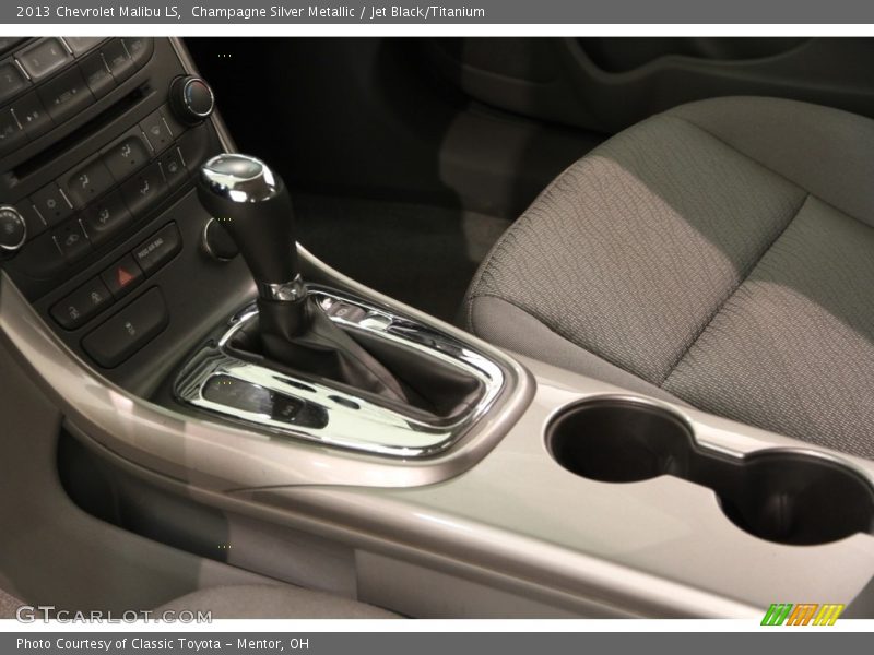 Champagne Silver Metallic / Jet Black/Titanium 2013 Chevrolet Malibu LS
