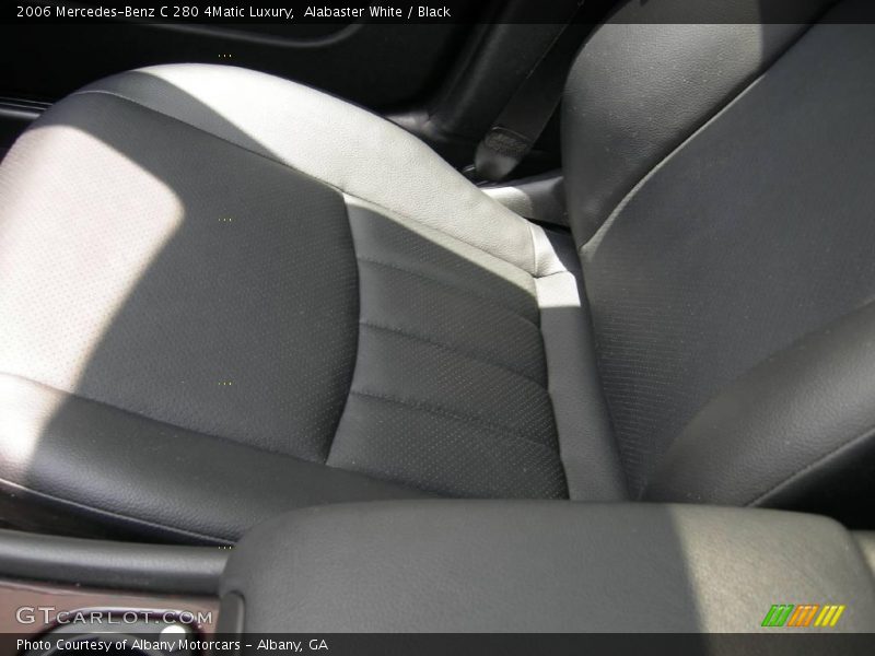 Alabaster White / Black 2006 Mercedes-Benz C 280 4Matic Luxury