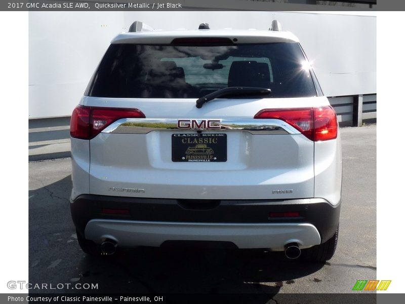 Quicksilver Metallic / Jet Black 2017 GMC Acadia SLE AWD