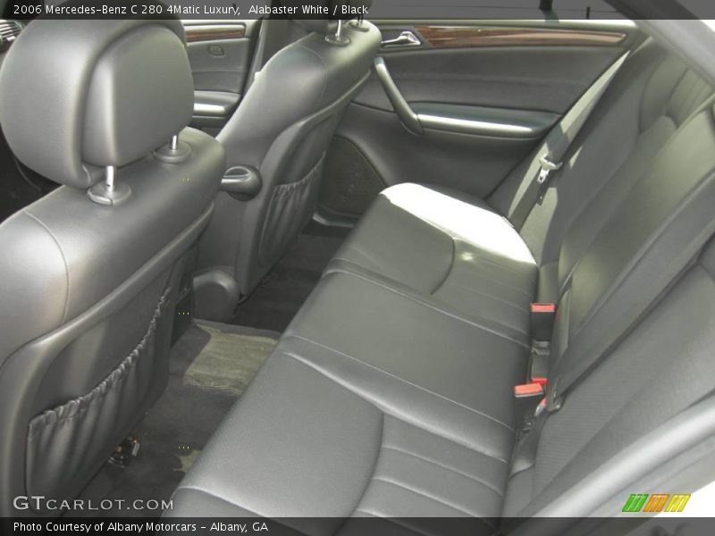 Alabaster White / Black 2006 Mercedes-Benz C 280 4Matic Luxury